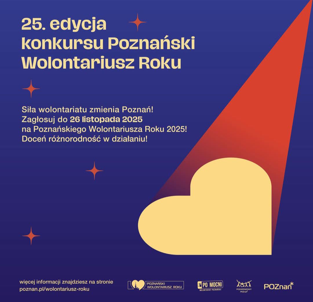 25 edycja konkursu POZNAŃSKI WOLONTARIUSZ ROKU…-głosowanie!