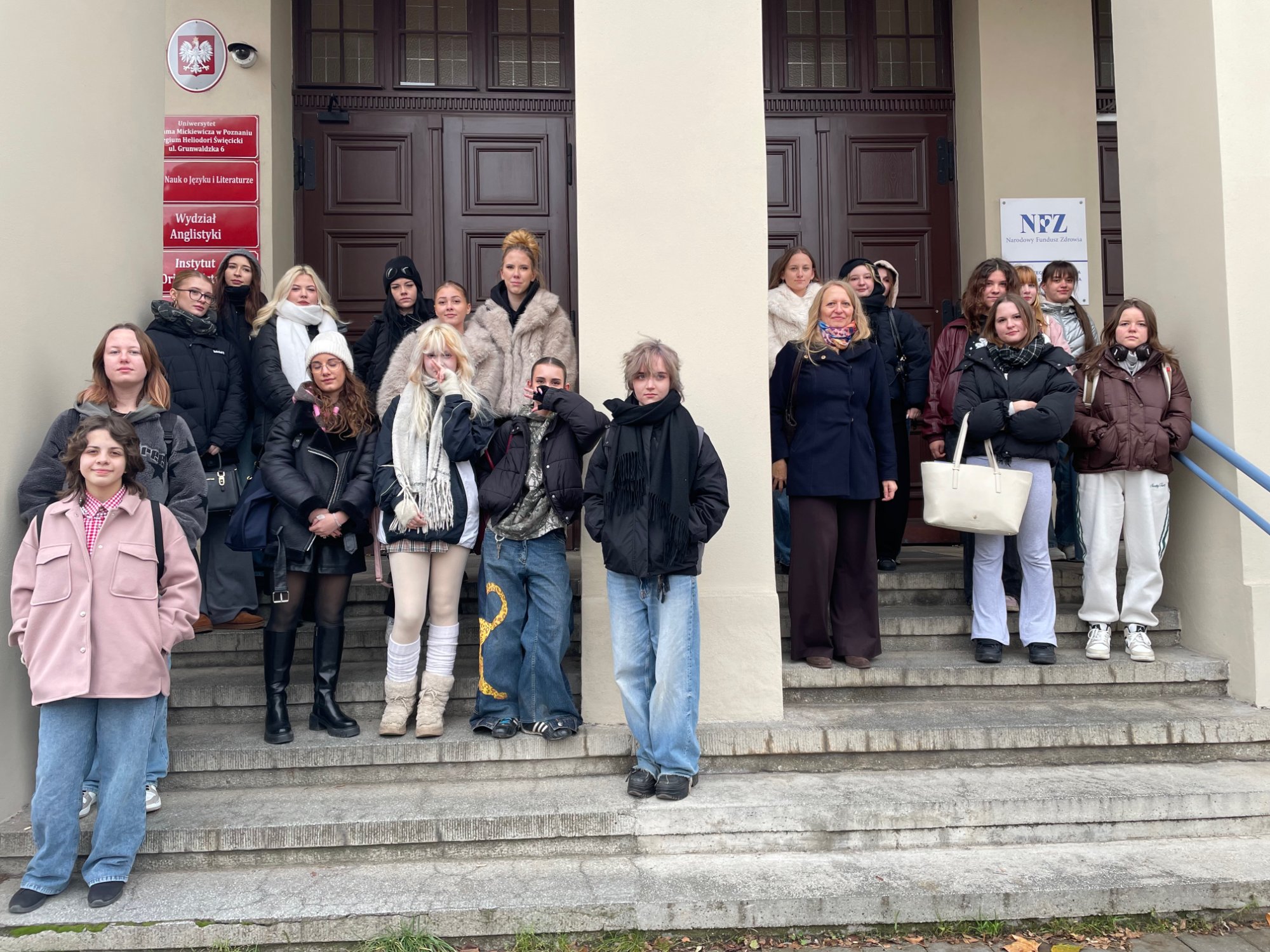 UCZNIOWIE KLASY 3E NA UAM.