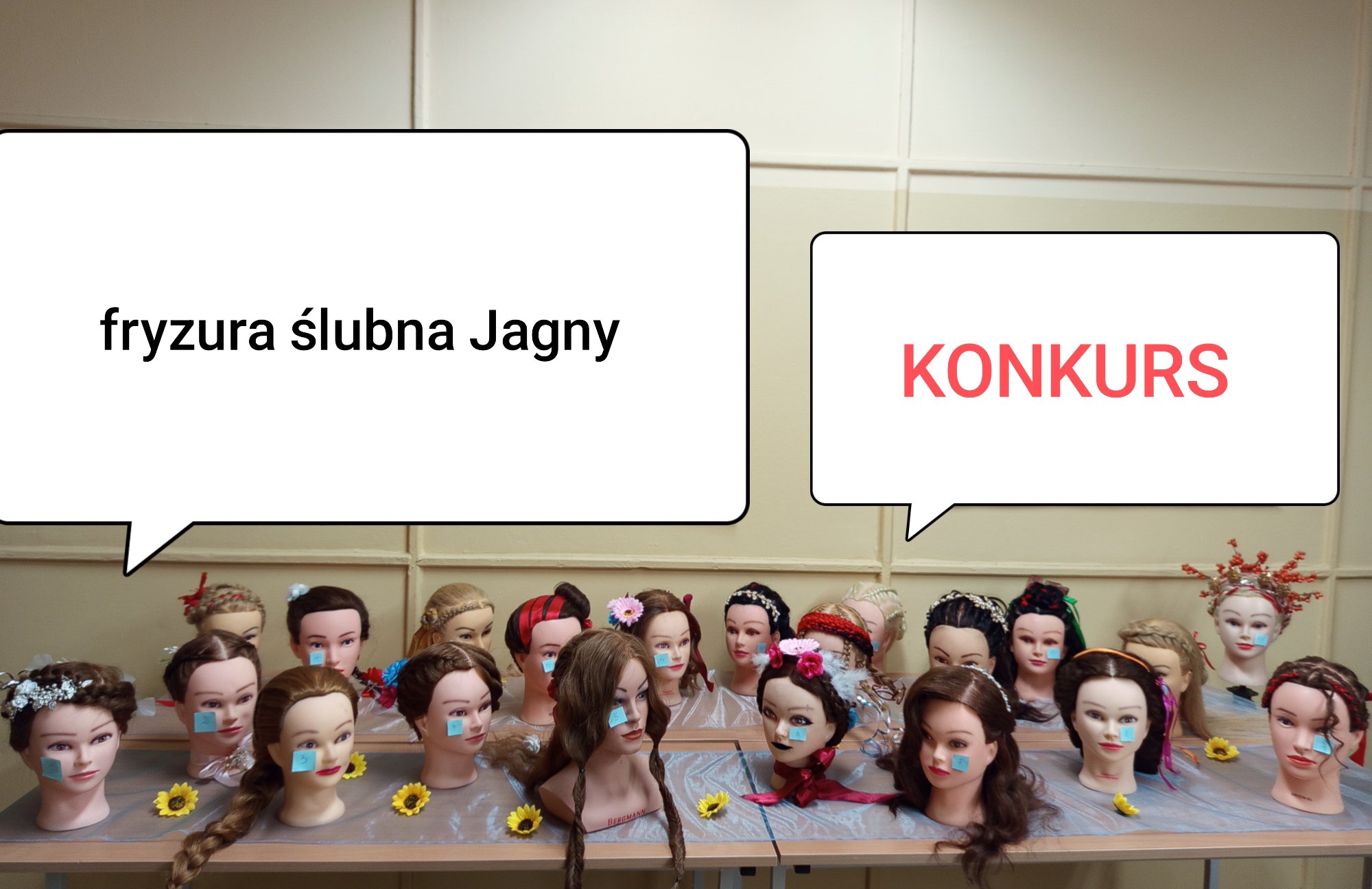 ✨ Konkurs „Fryzura ślubna Jagny” ✨ – z okazji obchodów DNIA PATRONA.