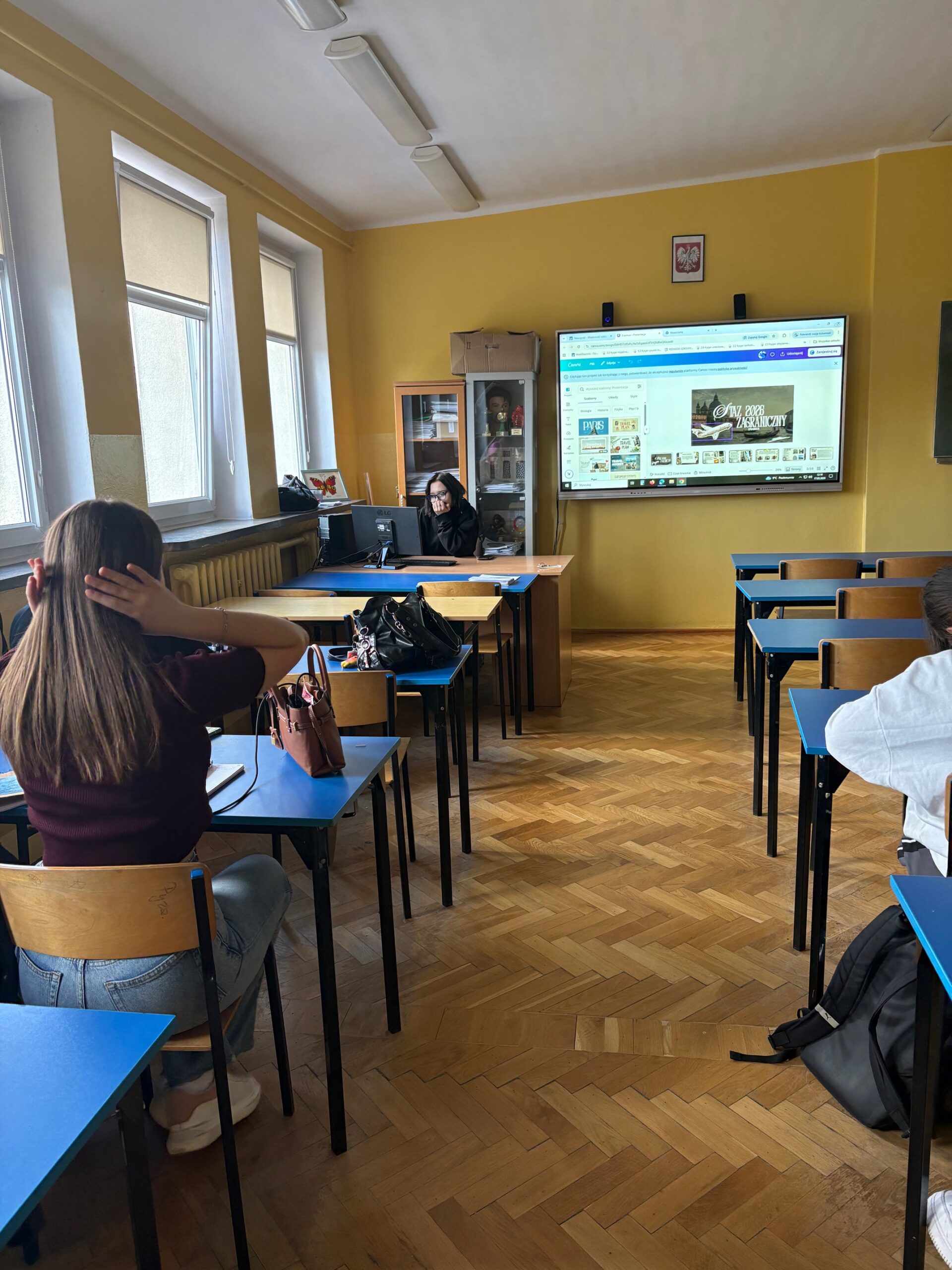 Lekcja przeprowadzona metodą zajęć  odwróconych.